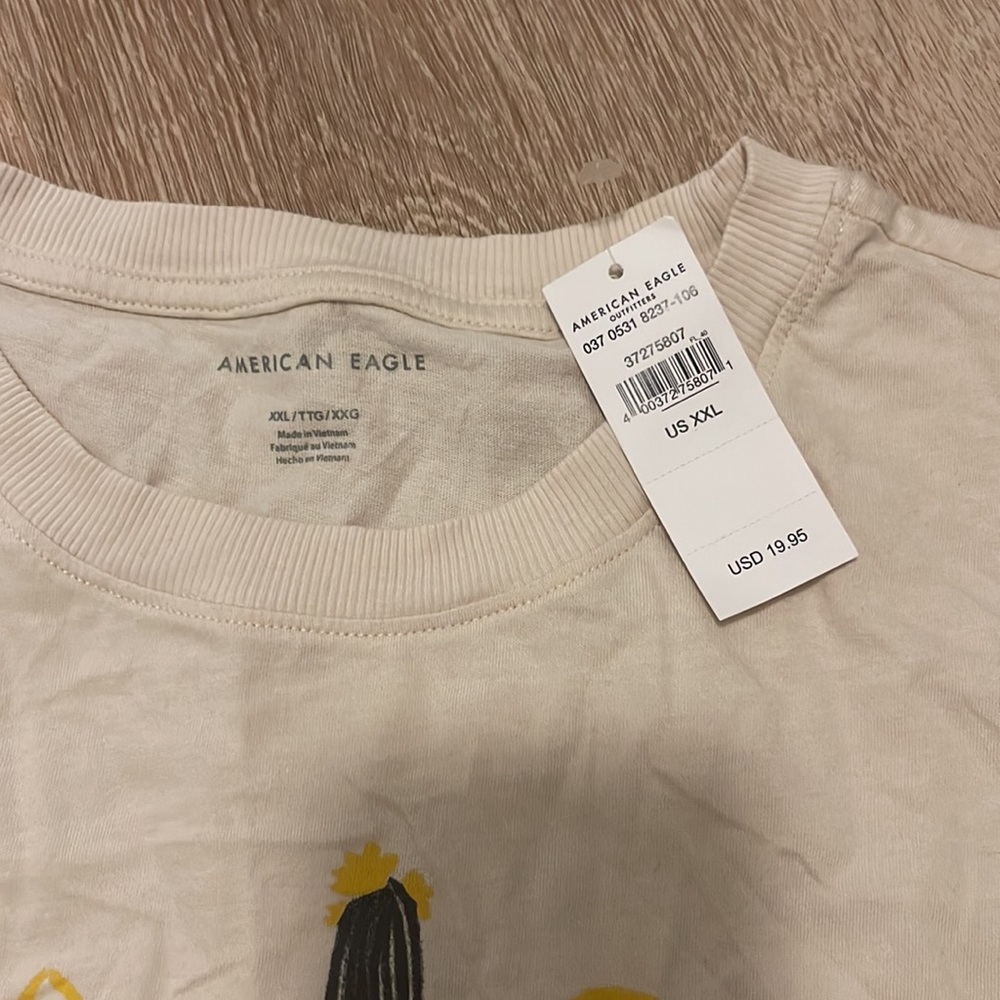 American eagle western graphic cropped tee size XXL B4 - Picture 2 of 2